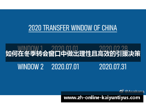 如何在冬季转会窗口中做出理性且高效的引援决策