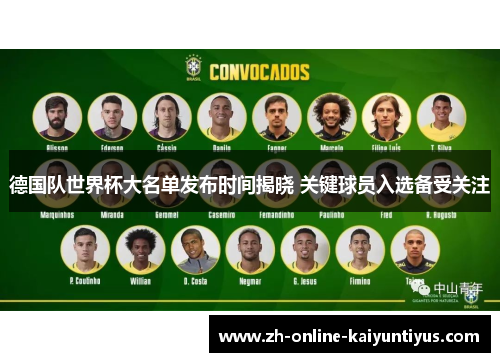 德国队世界杯大名单发布时间揭晓 关键球员入选备受关注