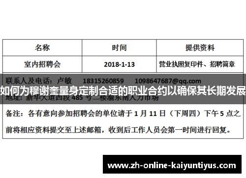 如何为穆谢奎量身定制合适的职业合约以确保其长期发展